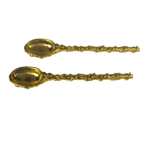 Mike and Ally Set of 6 Espresso Cups Saucers Spoons Gold Rim Porcelain Turkish - Picture 8 of 13